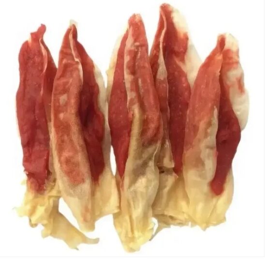 Suņu gardumi truša ausis pildītas ar vistas gaļu 500g