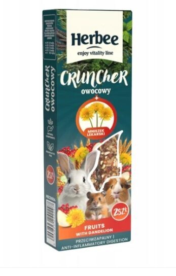 Trušiem un grauzējiem papildbarības maisījums augļi, dārzeņi un pienenes 115g