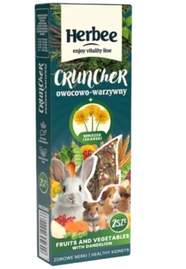 Trušiem un grauzējiem papildbarības maisījums augļi un pienenes 115g