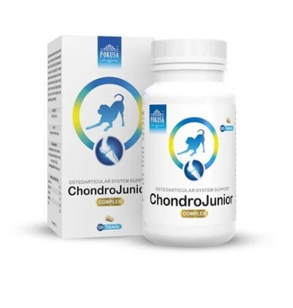 Straujās augšanas perioda uztura bagātinatājs suņiem junioriem Chondro Junior 120tb