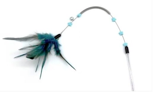 Kaķiem rotaļlieta makšķere 60cm