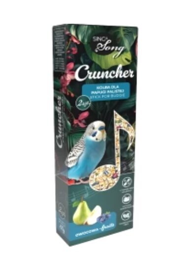 Papagaiļiem pundurpapagaiļiem papildbarības maisījums augļi un sēklas 85g